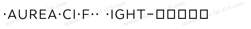 MaureaJciLfML Light字体转换
